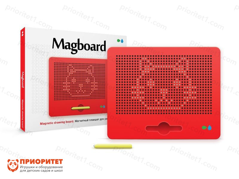Магнитный планшет для рисования Magboard красный