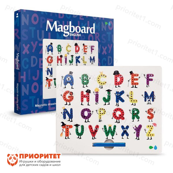 Магнитный планшет для рисования Magboard «Алфавит. English»