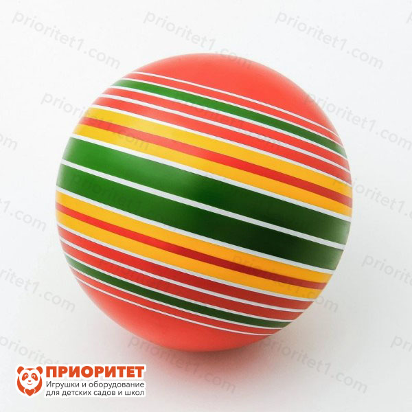 Мяч «Полосатик» (диаметр 15 см) в пакете