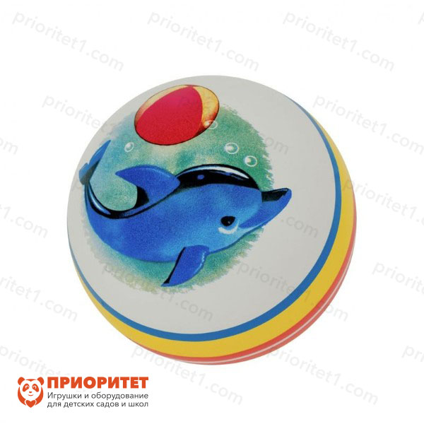 Мяч «Дельфин» (диаметр 15 см) в коробке
