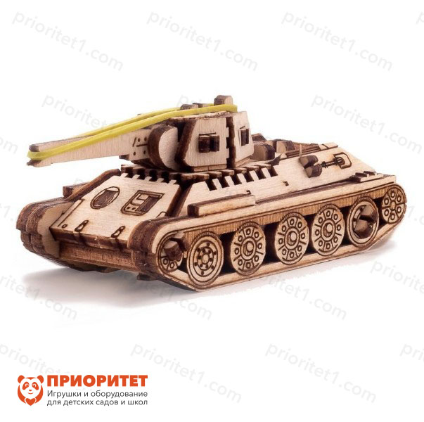 Деревянный конструктор «Танк Т-34» с дополненной реальностью