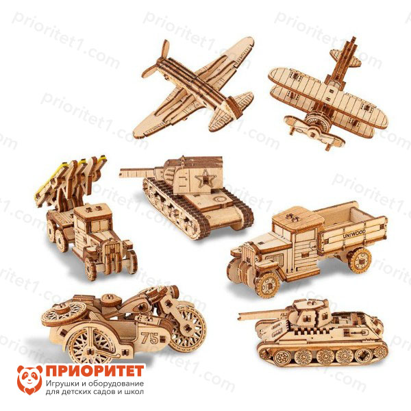 Набор миниатюрных конструкторов «Военная техника победы»