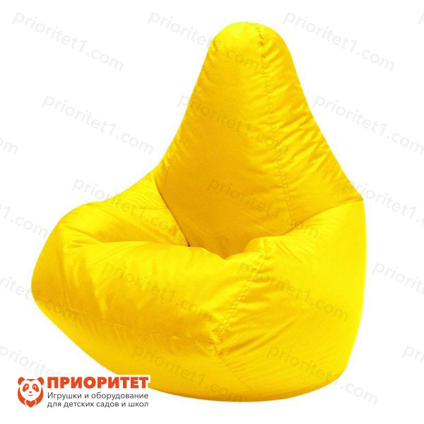 Кресло-мешок «Груша» (полиэстер, желтый)