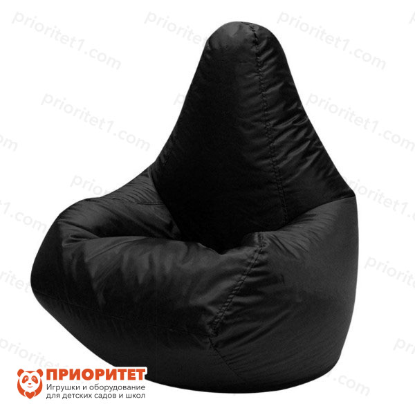 Кресло-мешок «Груша» (полиэстер, черный)