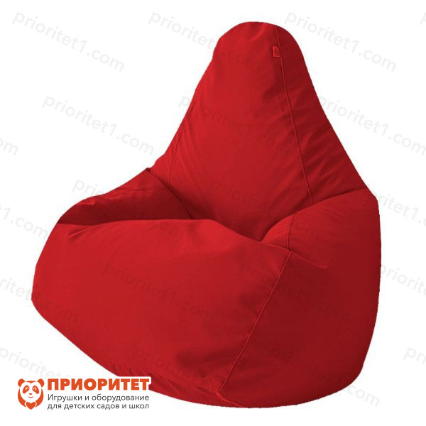 Кресло-мешок «Груша» (микророгожка, красный)
