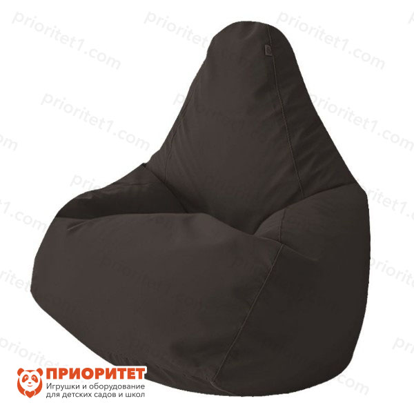 Кресло-мешок «Груша» (микророгожка, темно-серый)
