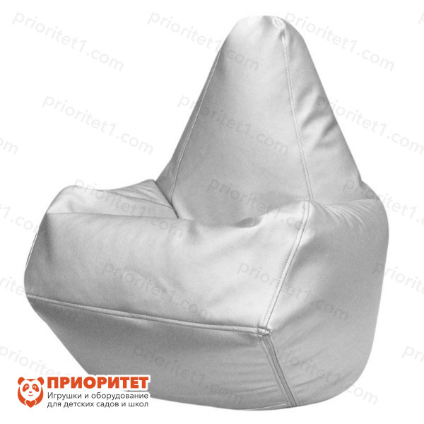 Кресло-мешок «Груша» (экокожа, белый)