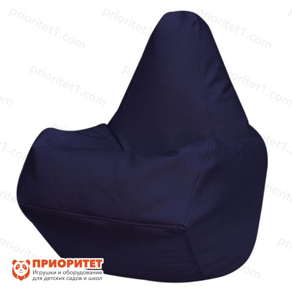 Кресло-мешок «Груша» (экокожа, синий)