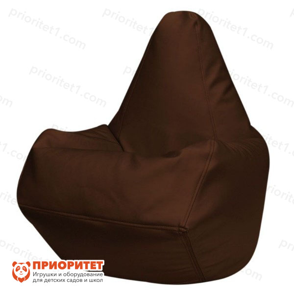 Кресло-мешок «Груша» (экокожа, темный шоколад)