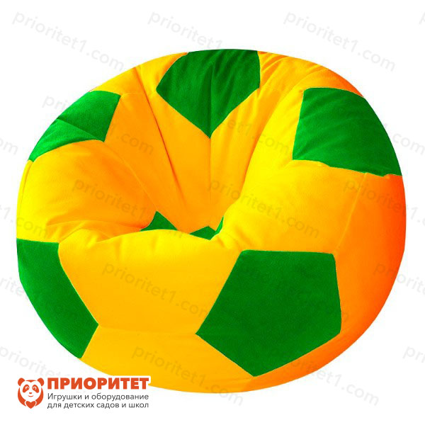 Кресло-мешок «Мяч» (велюр, желто-зеленый)