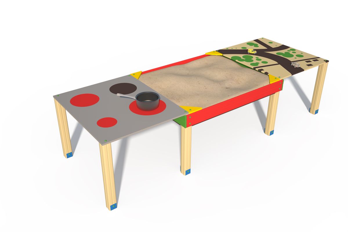стол для игр с песком для детей