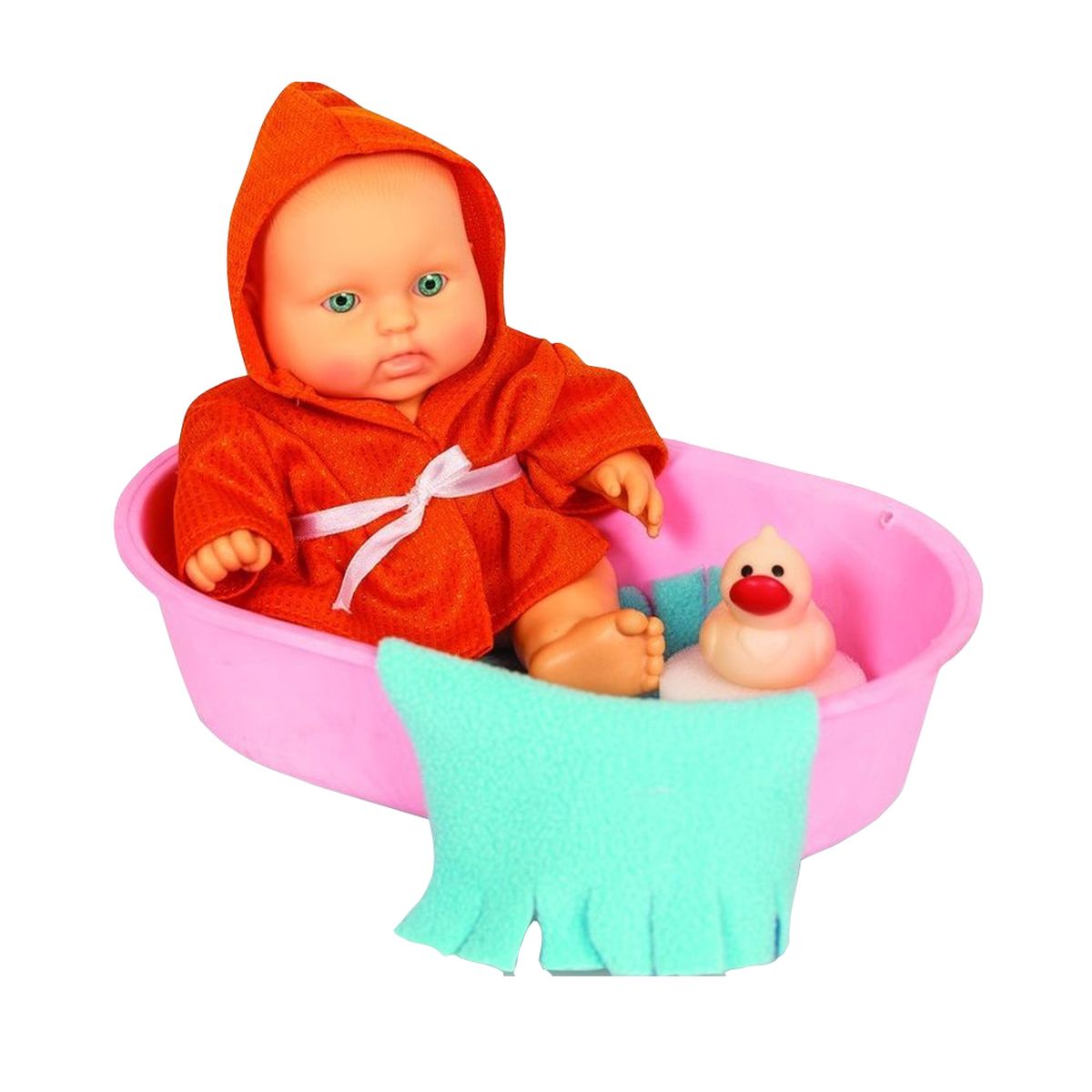 кукла-пупс с ванной
